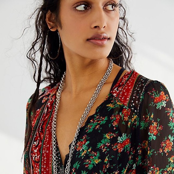 NWT Free People Magic Hour Wrap Top - Picture 9 of 10